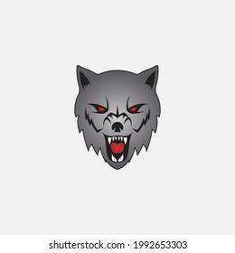 Wolf Logo Template vector illustration design