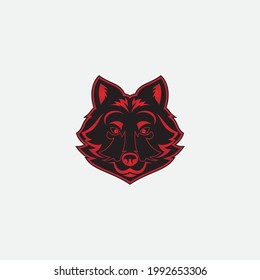 Wolf Logo Template vector illustration design