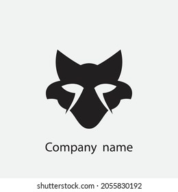 Wolf Logo Template vector illustration design