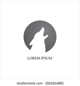 Wolf Logo Template vector illustration design