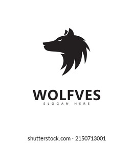 Wolf Logo Template Vector Illustration Design Stock Vector (Royalty ...