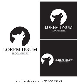Wolf Logo Template vector illustration design