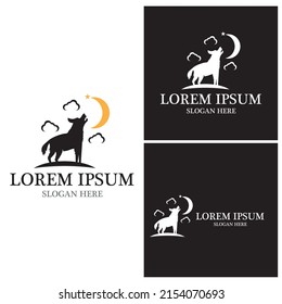 Wolf Logo Template vector illustration design