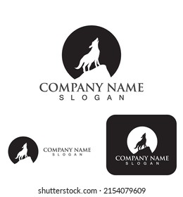 Wolf Logo Template vector illustration design