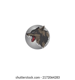Wolf Logo Template vector illustration design
