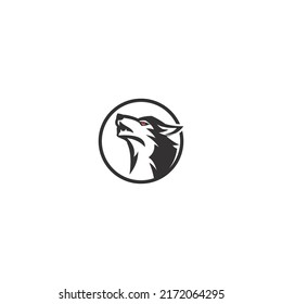 Wolf Logo Template vector illustration design