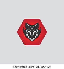Wolf Logo Template vector illustration design