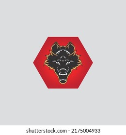 Wolf Logo Template vector illustration design