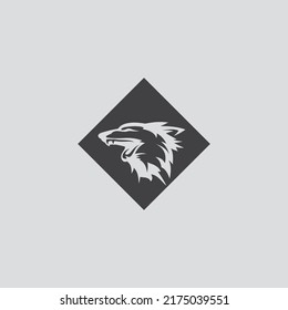 Wolf Logo Template vector illustration design