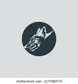 Wolf Logo Template vector illustration design