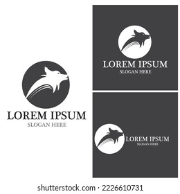 Wolf Logo Template vector illustration design