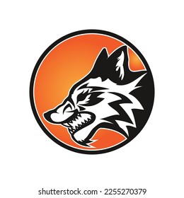 Wolf Logo Template vector illustration design