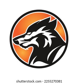 Wolf Logo Template vector illustration design