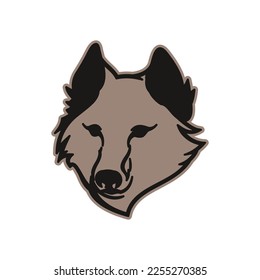 Wolf Logo Template vector illustration design