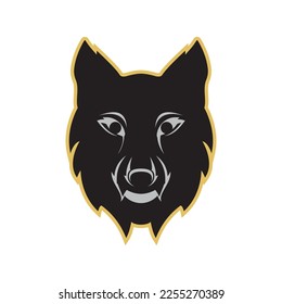 Wolf Logo Template vector illustration design