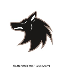 Wolf Logo Template vector illustration design