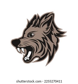 Wolf Logo Template vector illustration design