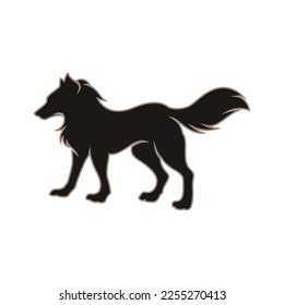 Wolf Logo Template vector illustration design
