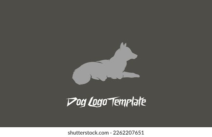 wolf logo template vector illustration design