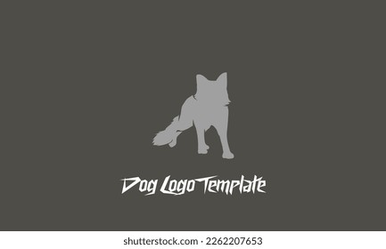 wolf logo template vector illustration design