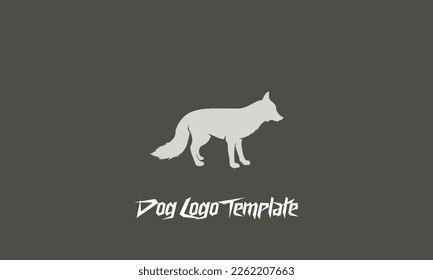 wolf logo template vector illustration design