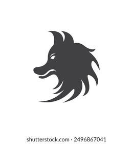 Wolf Logo Template vector illustration design