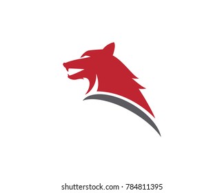 Wolf Logo Template vector illustration design