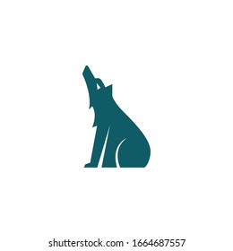 Wolf Logo Template. Vector Illustrator.