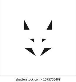 wolf logo vector animal graphic abstract