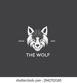 WOLF LOGO VECTOR DESIGN ILLUSTRATION SYMBOLS ICON