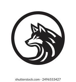 wolf logo vector wolf icon tattoo wolf logo design