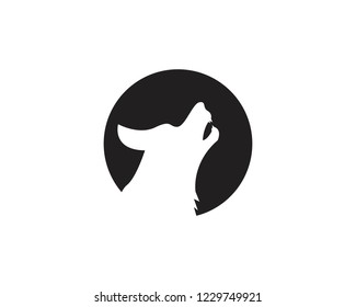 Wolf logo vector illustration