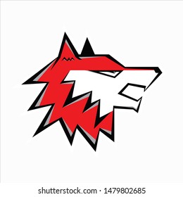 Wolf logo vector illustration, eps 10