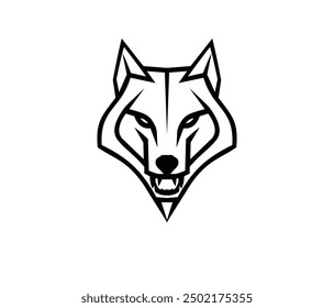 wolf logo, vector, silhouette, husky, animal logo, logos