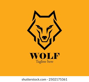 wolf logo, vector, silhouette, husky, animal logo, logos