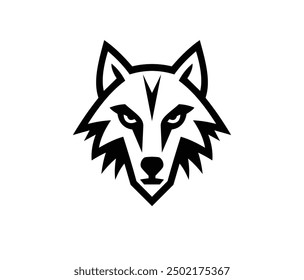 wolf logo, vector, silhouette, husky, animal logo, logos