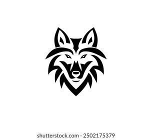 wolf logo, vector, silhouette, husky, animal logo, logos