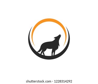 Wolf Logo vector Template