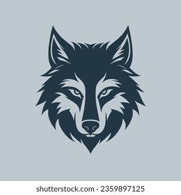 wolf, logo, vector, wild, animal, nature, face, fox, angry, brave, illustration, symbol, predator, art, emblem, head, mascot, face