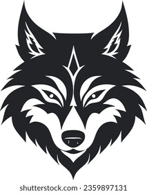 lobo, logotipo, vector, salvaje, animal, naturaleza, cara, zorro, enojado, valiente, ilustración, símbolo, depredador, arte, emblema, cabeza, mascota, cara