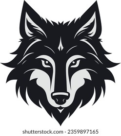 lobo, logotipo, vector, salvaje, animal, naturaleza, cara, zorro, enojado, valiente, ilustración, símbolo, depredador, arte, emblema, cabeza, mascota, cara
