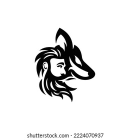 Wolf Man Creative Logo Design