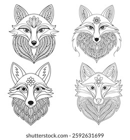 wolf Mandala Coloring Pages Wolf head stylized, 
