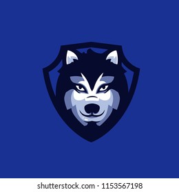 Wolf Mascot Logo