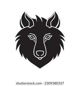 Wolf mascot logo design, wolf illustration, wolf vector design, wolf logo