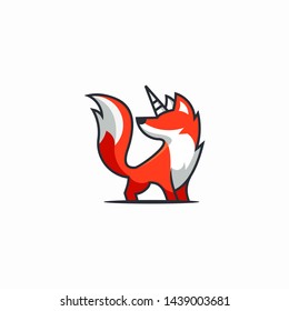 Wolf mascot vector art.  template logo design.