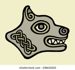 wolf medieval celtic viking ethnic  