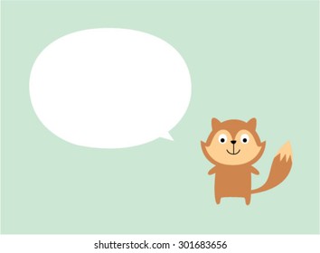 wolf message card