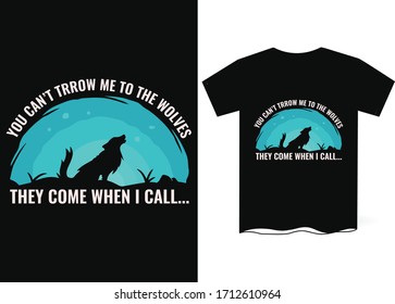 Wolf Motivational T-Shirt Design- tee shirt graphic design