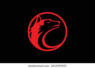 Wolf Pack Vector de diseño de logotipo	